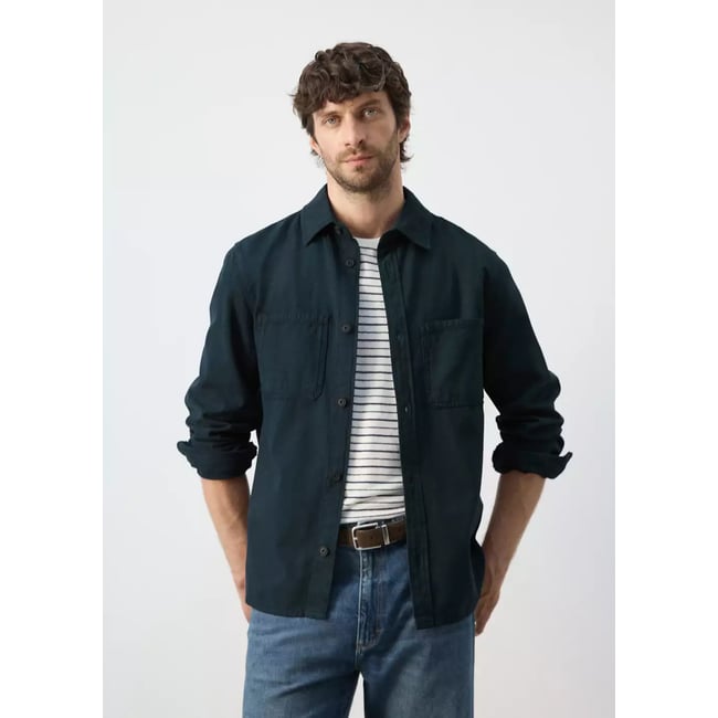 Surchemise 100 % coton poches - MANGO MAN