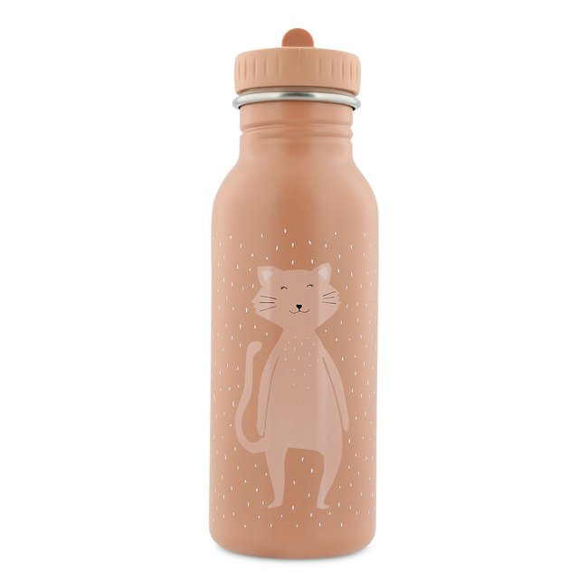 Gourde enfant 500 ml Mrs Cat Couleur corail <span itemprop=