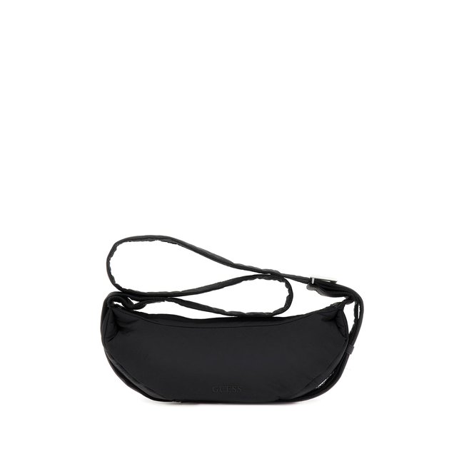 Mini Sac À Bandoulière Catania Nylon noir <span itemprop=