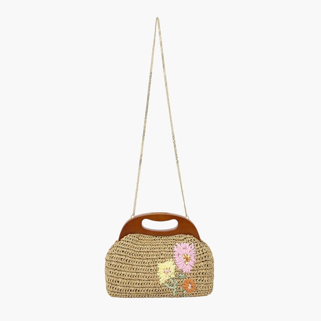 Sac frame  Sybile beige <span itemprop=