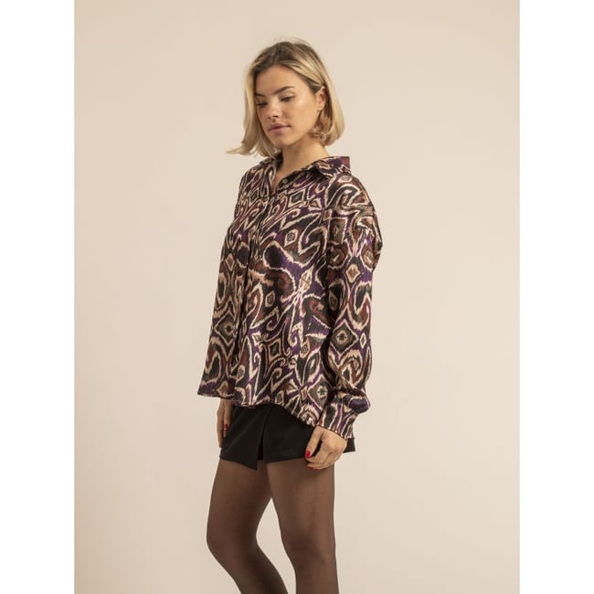 Chemise Fluide Motifs Otilie - DONA LISA