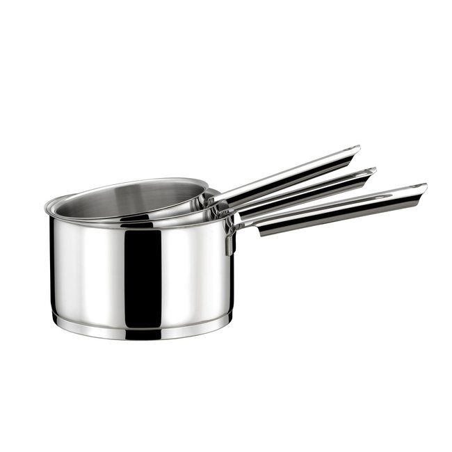 Série de 3 casseroles 16/18/20cm - ELYSÉE inox <span itemprop=