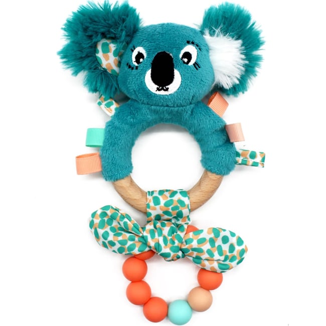 Anneau de dentition silicone et bois Berlingos le koala - LES DEGLINGOS