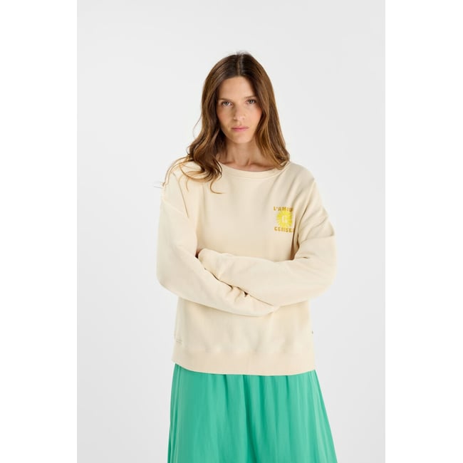 Sweat-Shirt SUNA craie <span itemprop=