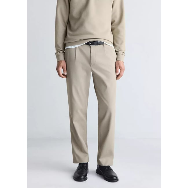 Pantalon regular fit Thermolite® - MANGO MAN