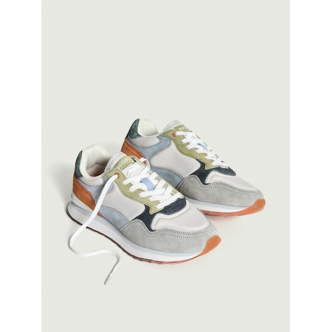 Zapatillas de mujer City Kingston beige/multicolor <span itemprop=