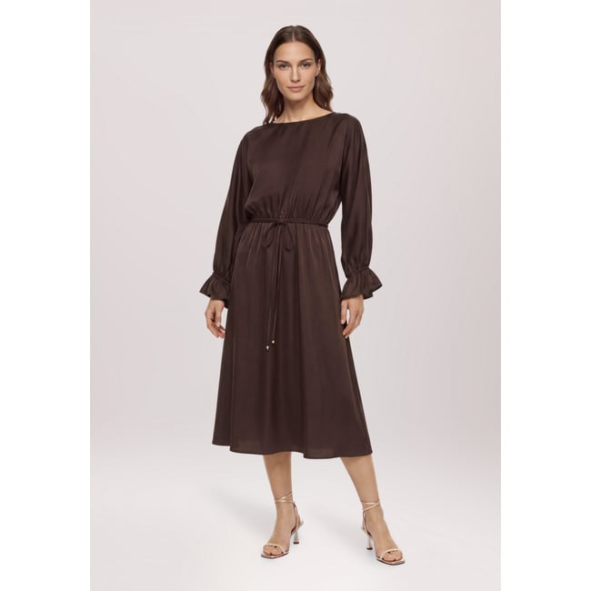 Robe de cocktail à encolure bateau - VERA MONT