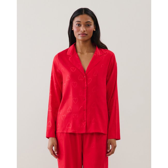 Chemise en satin à motifs LANAIZ - UNDIZ