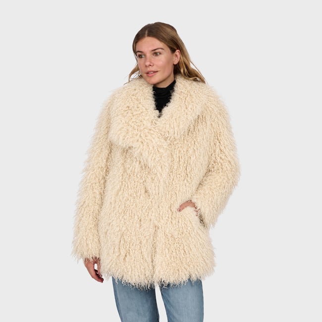 Veste à coupe ample KIWI beige clair <span itemprop=