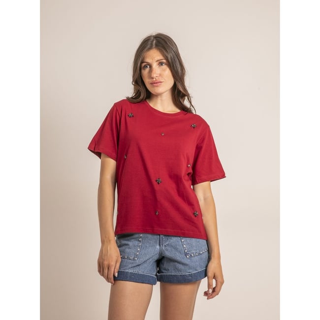 T Shirt Strass Ferdi - DONA LISA