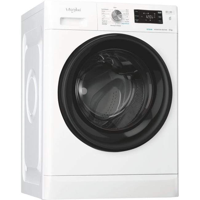 Lave linge hublot FFBP9489BVFR - 9 kg - 1400 tr/min - Classe A - Moteur induction - WHIRLPOOL