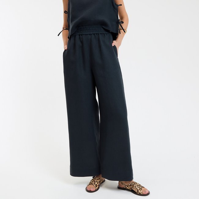 Weite Leinenhose, hergestellt in Frankreich - LA REDOUTE COLLECTIONS