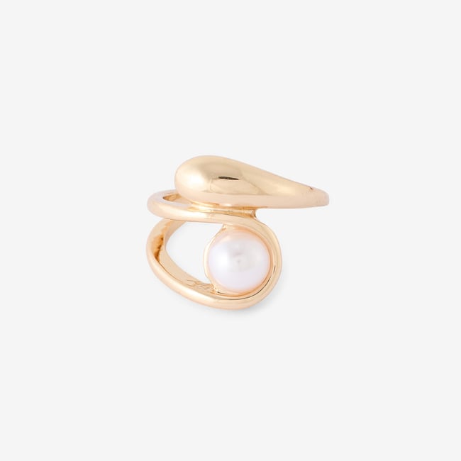 Bague perle v019843 <span itemprop=