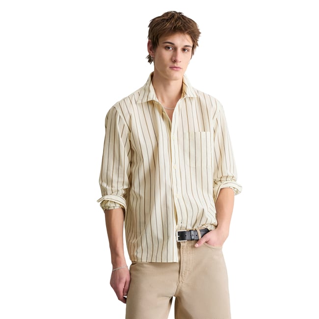 Chemise regular en popeline de coton bio - MARC O’POLO DENIM