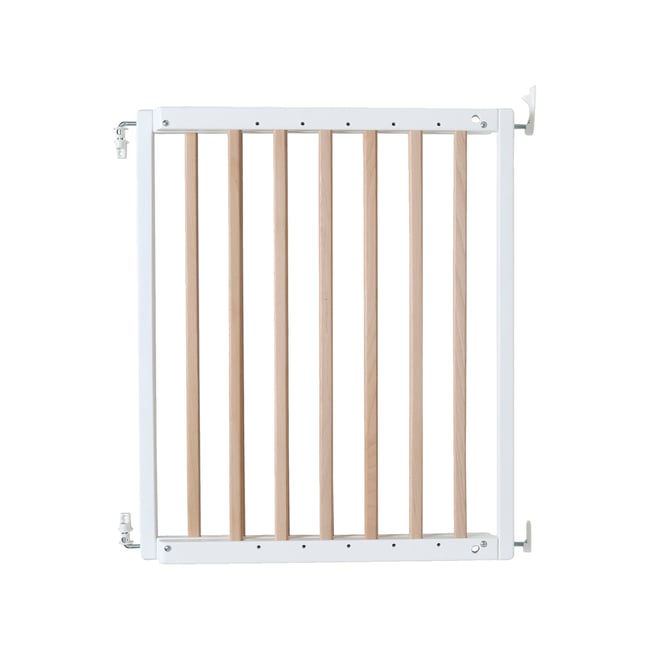 Barrière de sécurité en bois naturel/blanc <span itemprop=