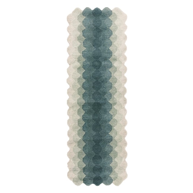 Gradient Pattern Hand Tufted Runner Rug in 100% Wool - ÉDITÉ