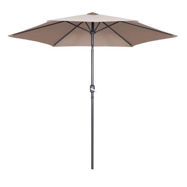 Parasol droit à manivelle inclinable 3m, MATERA - OVIALA