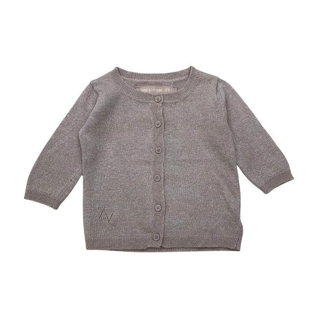 Cardigan bébé - Très bon état rose <span itemprop=