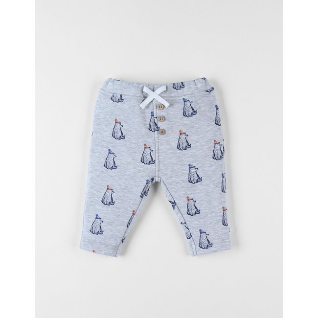 Pantalon jogging en Sweatoloudoux®, ours gris <span itemprop=