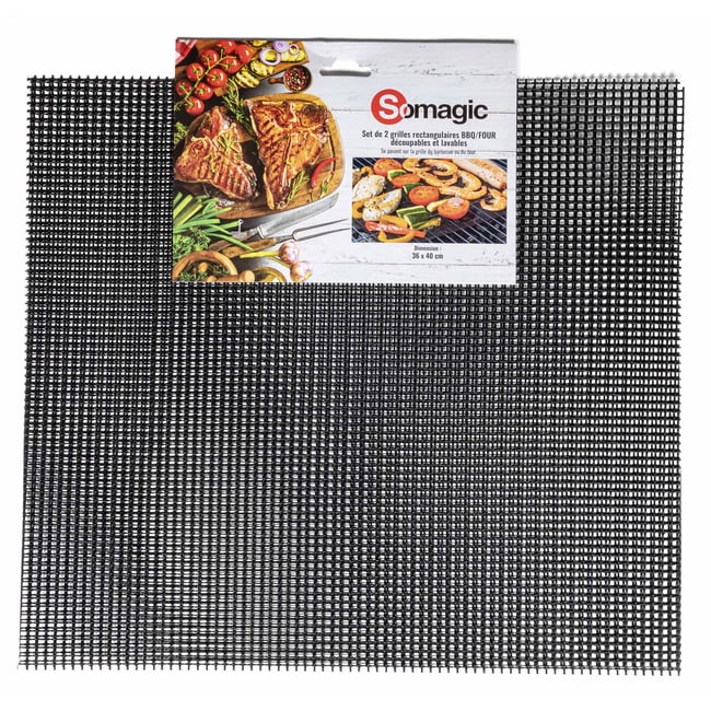 grilles lavables et découpables pour barbecue - SOMAGIC