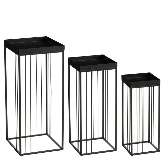 Table d'appoint Beth Noir Couleur noir <span itemprop=