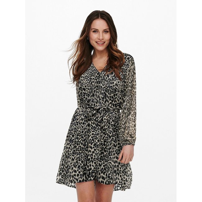 Robe courte, col V - ONLY