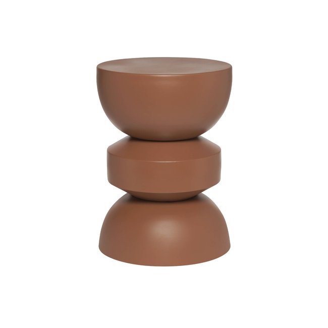Table d'appoint, bout de canapé, table de chevet métal Ø32 x H44,5cm ASSA - SWEEEK