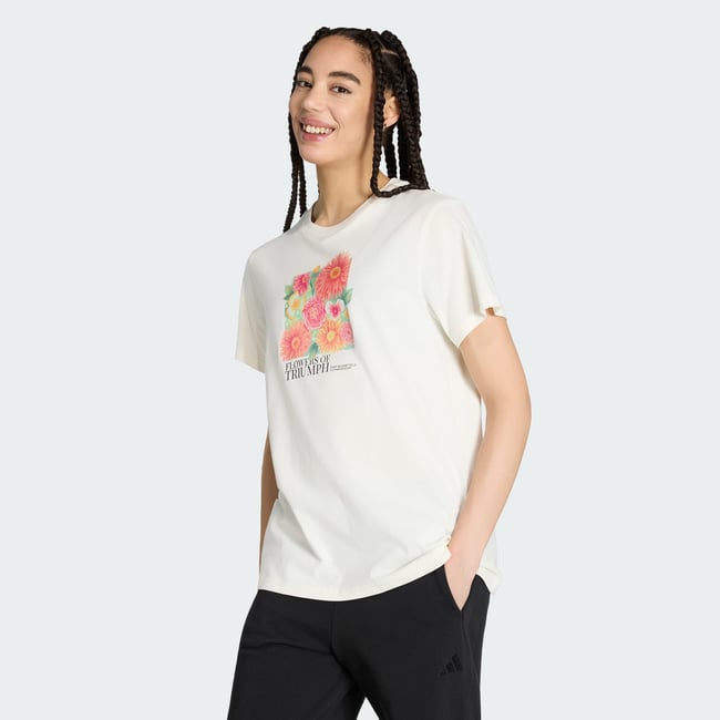 T-Shirt Graphique Ample Floral 2 - ADIDAS SPORTSWEAR