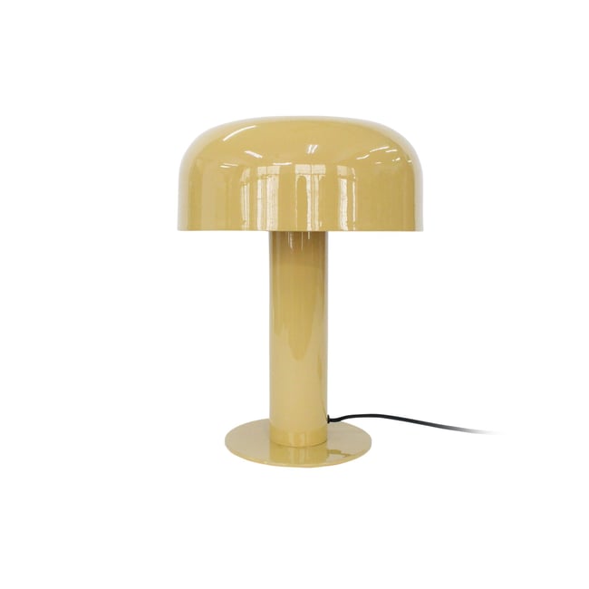 Lampe À Poser Métal FORNIDO Couleur jaune miel <span itemprop=