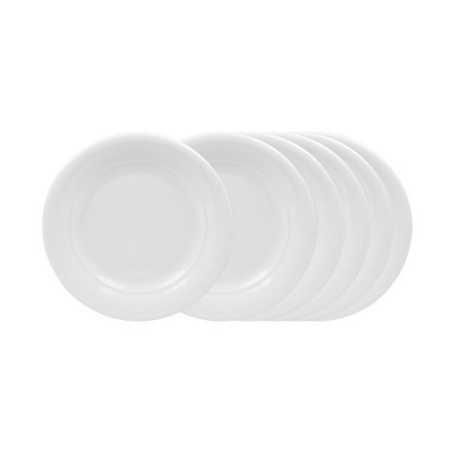 Assiette plate Artemis 26 cm (lot de 6) Couleur blanc <span itemprop=