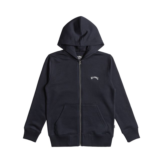 Sweat à capuche zippé ARCH bleu navy <span itemprop=