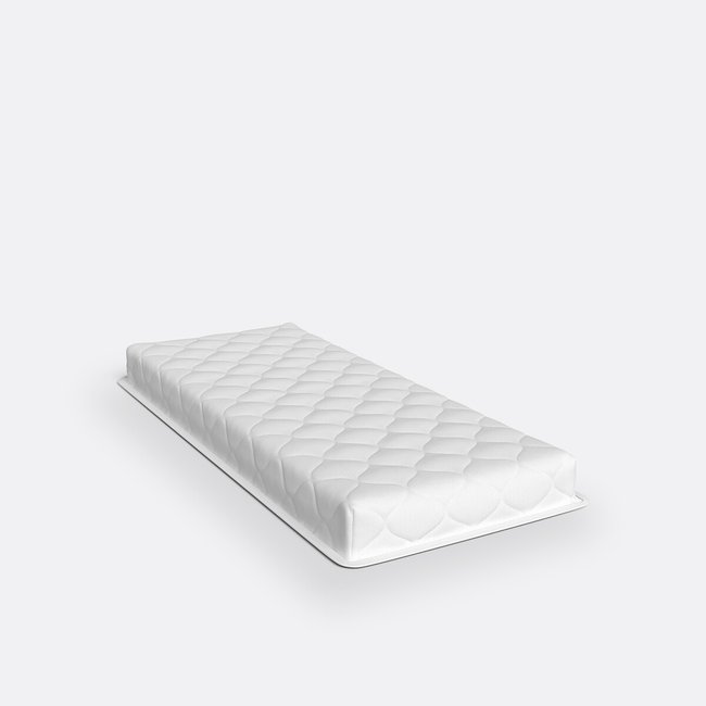 Wiegmatras in mousse H8 cm <span itemprop=