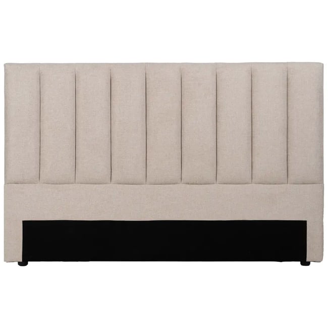 Tête de lit classique tissu beige 160x8x100cm Couleur v002235 <span itemprop=