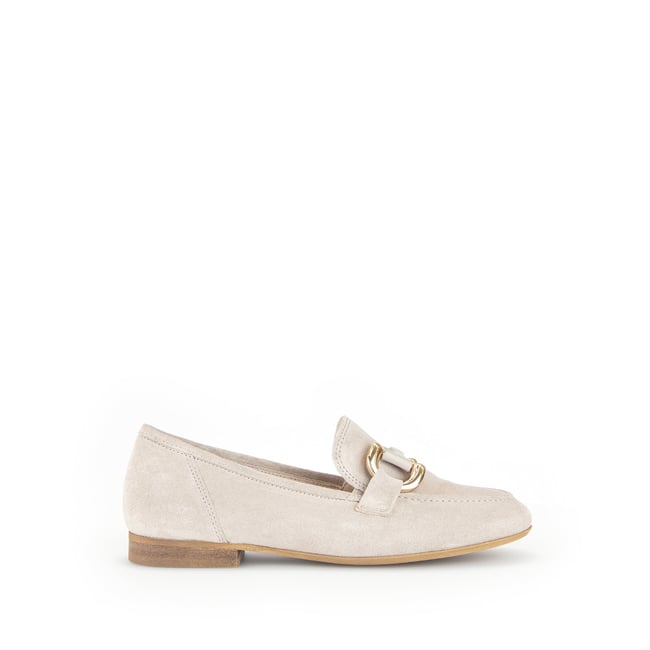 Mocassins en cuir velours à talon décroché - GABOR