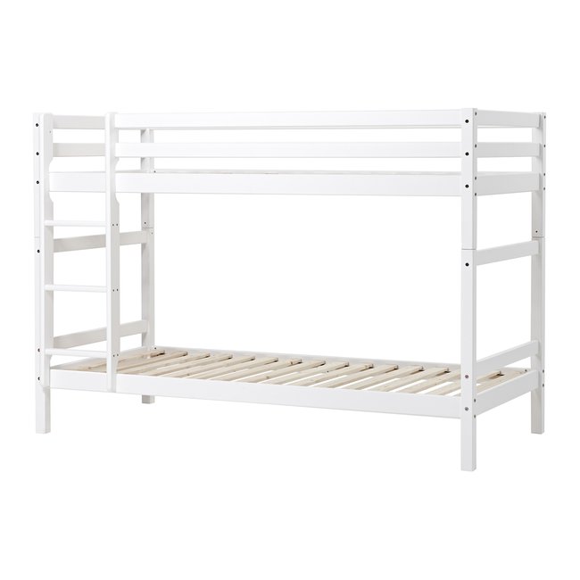 Lit Superposé pin massif ECO DREAM Couleur blanc <span itemprop=