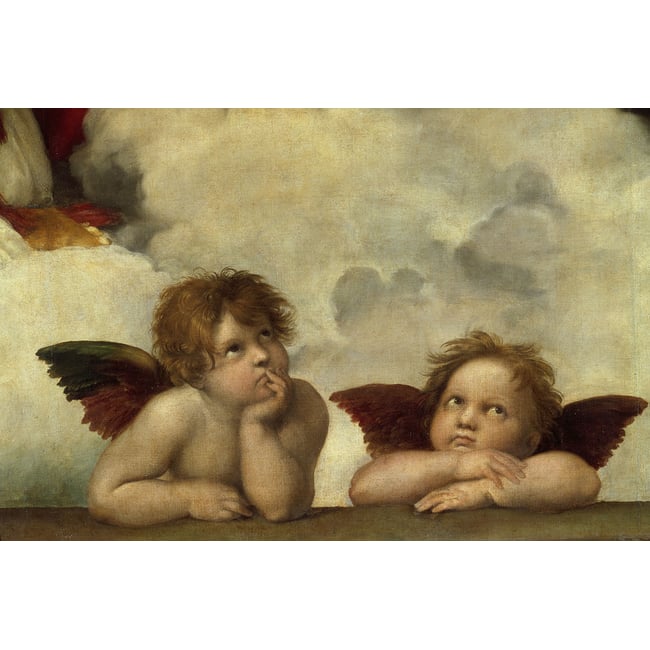 Tableau détail de la Chapelle Sixtine par Raphael - HEXOA