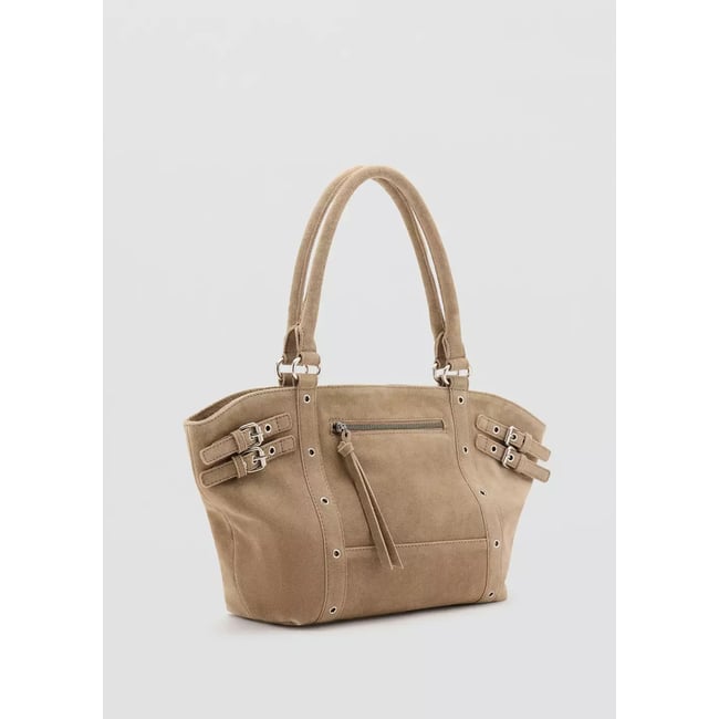 Sac city en cuir sable <span itemprop=