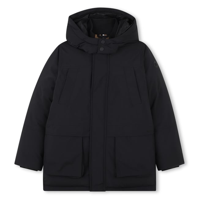 Parka lungo con cappuccio - BOSS KIDSWEAR
