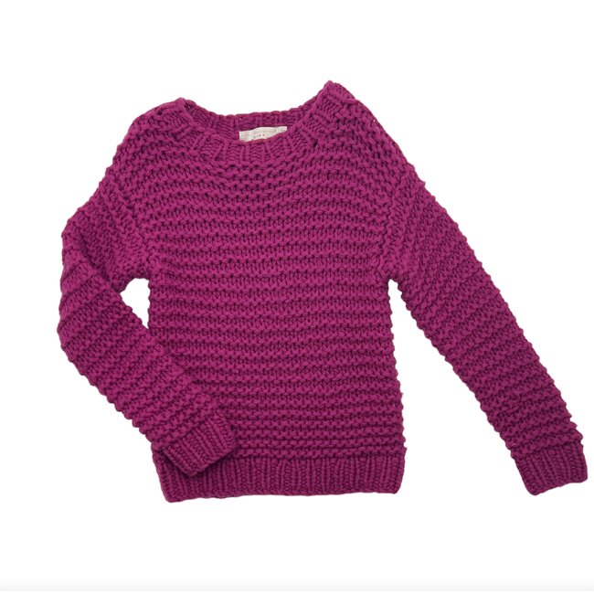 Pull  - Bon état violet <span itemprop=