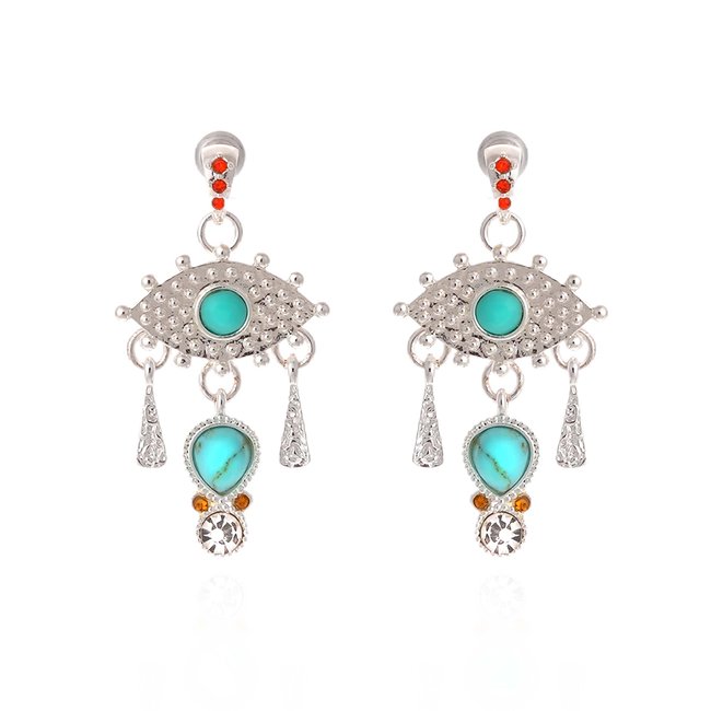 Boucles d'oreilles pendantes pour oreilles percées SYRACUZ - HIPANEMA