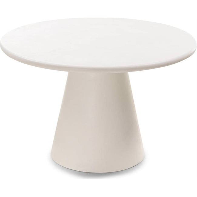 Table à manger ronde collection ADEL Couleur écru <span itemprop=