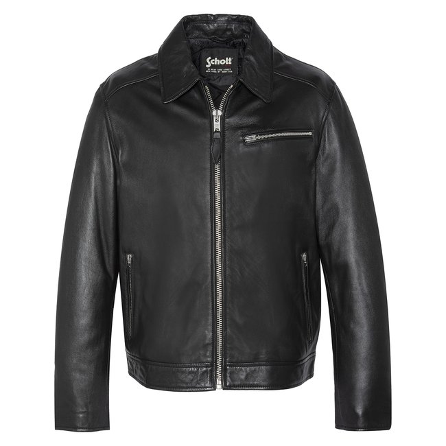 Blouson casual, cuir d'agneau - SCHOTT