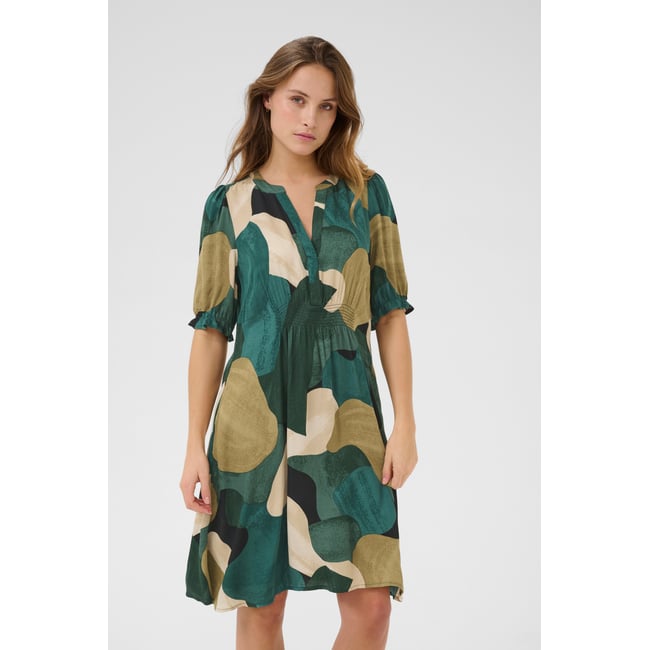 Robe vert green art <span itemprop=