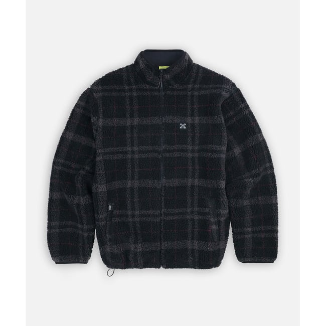 Sherpa zippée PLAID v002228 <span itemprop=