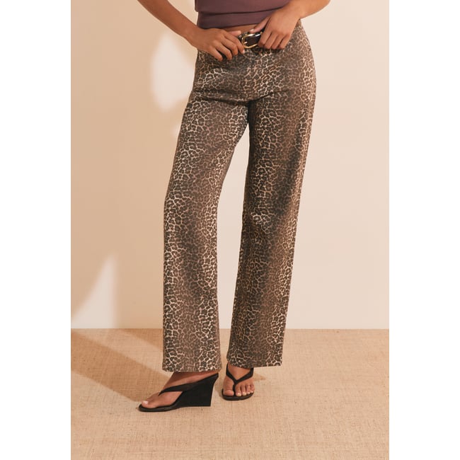 Pantalon à motif léopard A MIA IMP - ETAM