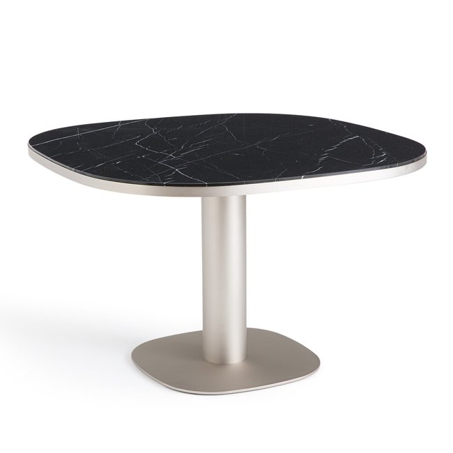 Mesa de refeição, em mármore preto, Lixfeld mármore preto <span itemprop=