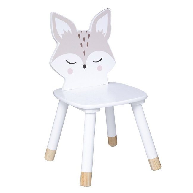 Chaise douceur renard Couleur blanc <span itemprop=