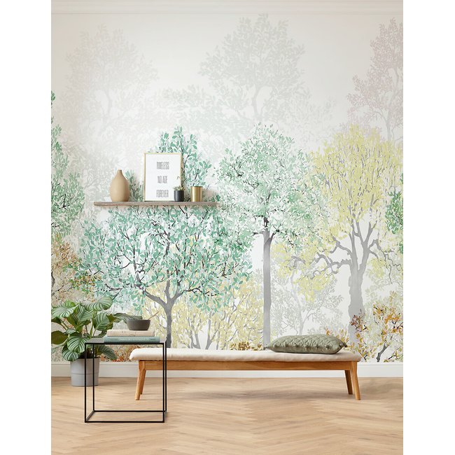 Papel de parede Bright Rainbow, INTERELIFE multicolor <span itemprop=