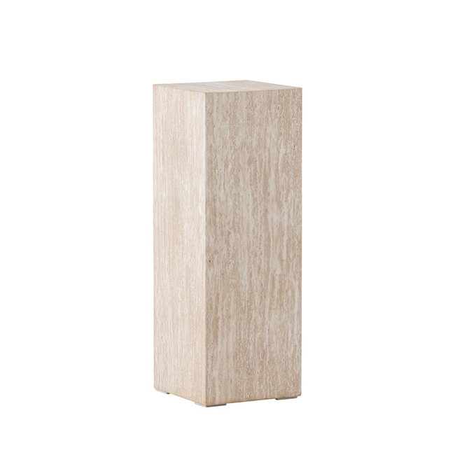 Sellette effet travertin- RAMSVIK Couleur beige <span itemprop=