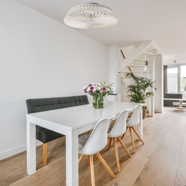 Ventilateur  plafond  avec lumière HIMALAYA blanc -  blanc <span itemprop=